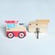 Handmade Pine Wood Train Kids Furniture Knob
